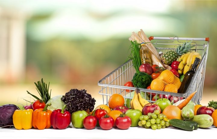 Vegetable and a basket